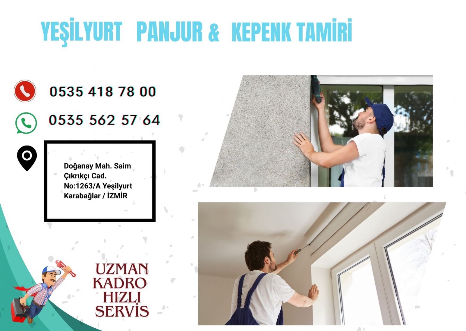 Yeşilyurt Kepenk ve Panjur Tamiri